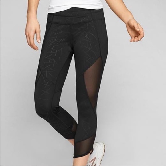 Athleta Pants - Athleta Leggings - Angled Aura Sonar Mesh Crops